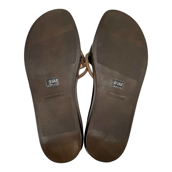 DONALD J Pliner Fifi Brown Velvet Bedazzled Platform Slide Women’s Size 9.5 - Picture 8 of 9